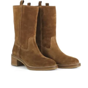 ALPE 4170 1101 Cuero. Bota campera serraje mujer - Tienda Online -