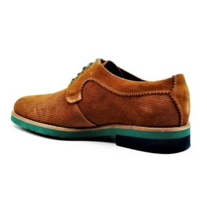 ANGEL INFANTES 9744 Azul y cuero -Tienda Online - zapatosdublin.es