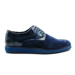 ANGEL INFANTES 99337 AZUL Y GRANATE BLUCHER PALA LISA NOBUCK