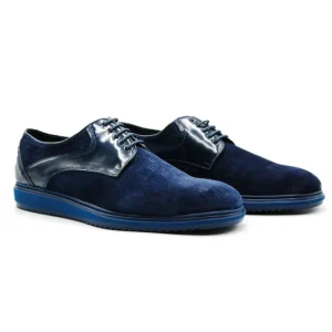 ANGEL INFANTES 99337 AZUL Y GRANATE BLUCHER PALA LISA NOBUCK