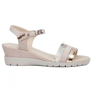 CALLAGHAN 29102 Azul y Nude Sandalia cuña mujer - Tienda Online -