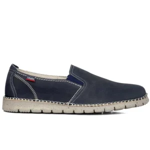 CALLAGHAN Abiatar 84701 Azul y Beis Mocasín liso hombre