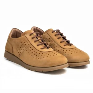 CARMELA 67344 Azul y Camel sport. - Tienda Online - zapatosdublin.es