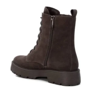 CARMELA 68005 Gris Bota cordones serraje mujer