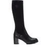 CARMELA 160276 Negro Bota alta tacón elásticos mujer