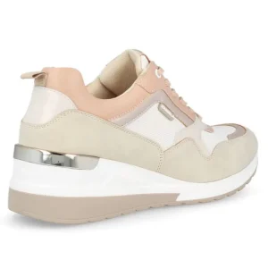 DAngela 19530 Azul y beis Deportivo casual cordones mujer