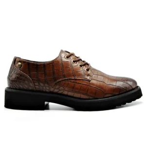 DAngela DRB 18127 Negro y marrón. Zapato cordones mujer