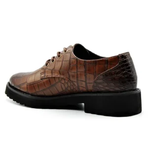 DAngela DRB 18127 Negro y marrón. Zapato cordones mujer