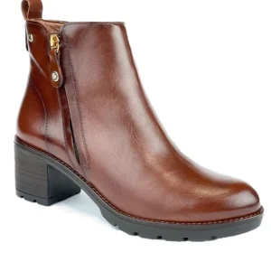 DESIREÉ ROSY3 Negro y cuero Botín sport tacón medio mujer