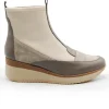 DIBIA 11505 Taupe Piel cuña media mujer