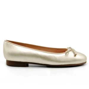 DUIT 5000 Dorado Manoletina piel lazo
