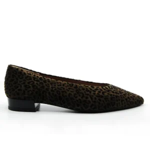 DUIT 8300 Verde y marrón Salón plano leopardo