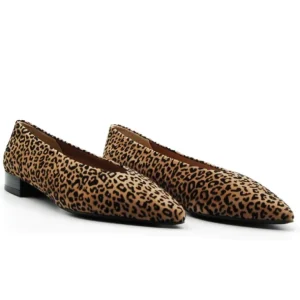 DUIT 8300 Verde y marrón Salón plano leopardo