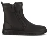 ECCO Bella Ankle 282263 Negro y marrón. Botin liso mujer - Tienda Online -