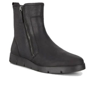 ECCO Bella Ankle 282263 Negro y marrón. Botin liso mujer - Tienda Online -