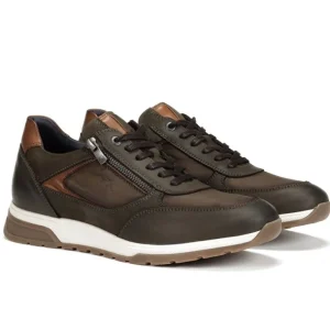 FLICHOS Louis F1603 Azul y verde Deportivo casual cremallera hombre