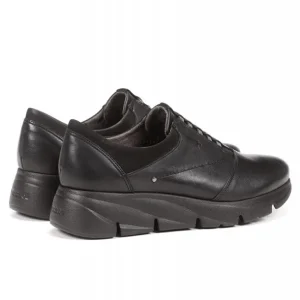 FLUCHOS Bona F1357 Negro y marrón Zapato elásticos plataforma mujer