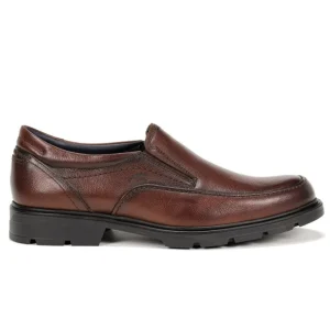 FLUCHOS Fredy F1606 Negro y marrón Mocasín liso Hombre