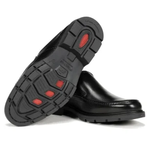 FLUCHOS Fredy F1606 Negro y marrón Mocasín liso Hombre