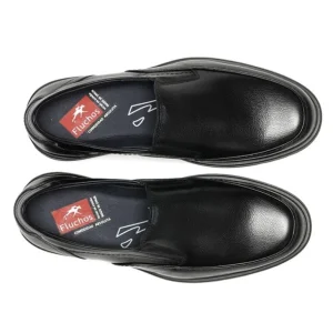 FLUCHOS Fredy F1606 Negro y marrón Mocasín liso Hombre