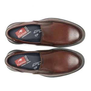 FLUCHOS Fredy F1606 Negro y marrón Mocasín liso Hombre