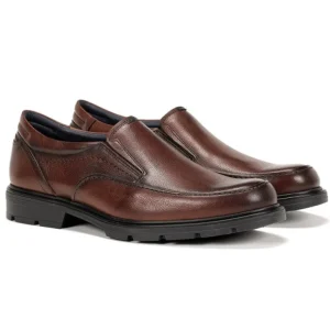 FLUCHOS Fredy F1606 Negro y marrón Mocasín liso Hombre
