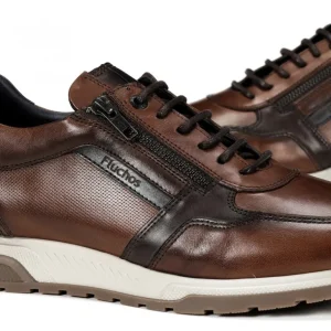 FLUCHOS Louis F1600 Negro y marrón Deportivo casual hombre