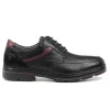 FLUCHOS Murray F1045 Negro y marrón. Zapatos sport cordones Hombre