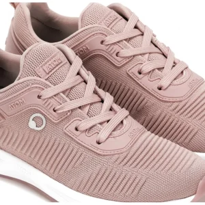 FLUCHOS Time AT107 Negro rosa y Blanco. Deportivo Atom cordones mujer
