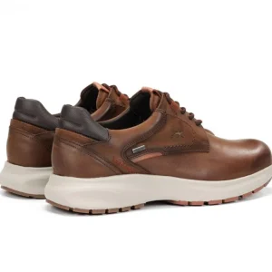 FLUCHOS Tritón F2067 Marrón y azul Zapato casual impermeable cordones Hombre
