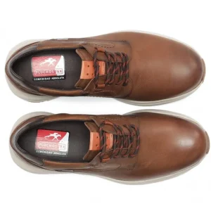 FLUCHOS Tritón F2067 Marrón y azul Zapato casual impermeable cordones Hombre