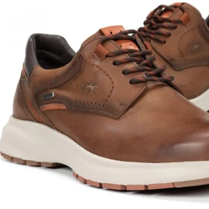 FLUCHOS Tritón F2067 Marrón y azul Zapato casual impermeable cordones Hombre