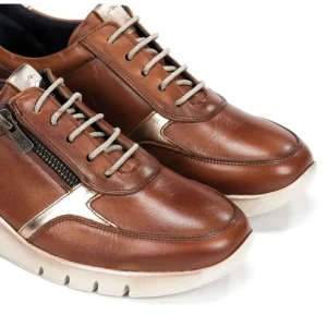 FLUCHOS Union F2070 Cuero y Nata Deportivo casual cordones mujer
