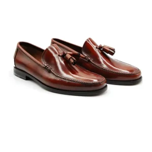 GILS CLASSIC 77106 Negro y burdeos. Castellanos borlas