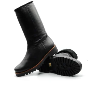 GIORDA BM23530 NEGRO Y MARRON MEDIO BOTIN SPORT LISO
