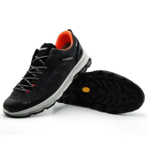 GRISPORT 14829 Negro y Gris Deportivo Casual cordones impermeable hombre