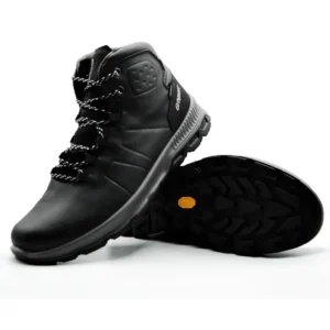 GRISPORT 14803 Negro y marrón. Bota Piel impermeable hombre
