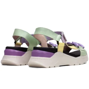 HISPANITAS Grazia CHV232810 limón-lavanda sandalia velcro mujer