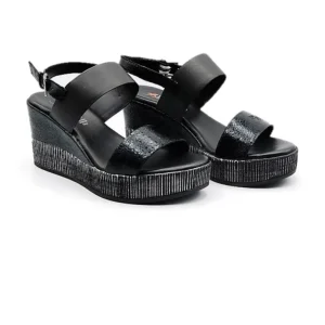 LA REPO 51400 E9 BEIS Y NEGRO SANDALIA CUÑA CASUAL