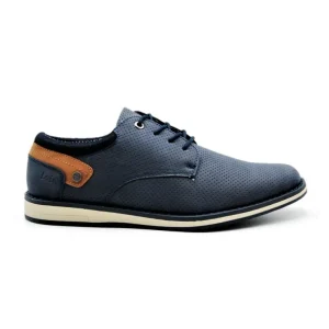 LOIS 84921 azul y gris. Blucher sport - Tienda Online - zapatosdublin.es