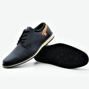 LOIS 84921 azul y gris. Blucher sport - Tienda Online - zapatosdublin.es