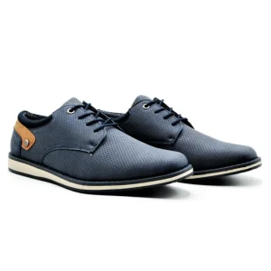 LOIS 84921 azul y gris. Blucher sport - Tienda Online - zapatosdublin.es