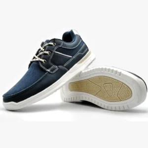 LOIS 64069 Azul Zapato lona cordones hombre - Tienda Online -