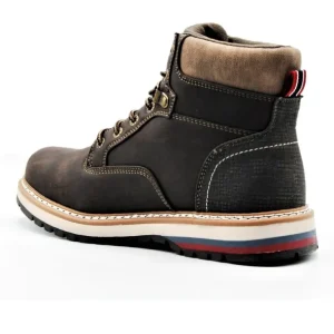 LOIS 64001 Negro y marrón. Bota hombre invierno