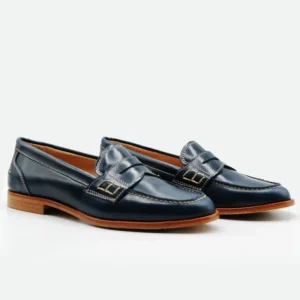 LUIS GONZALO 3970M Azul y cuero - Tienda Online - zapatosdublin.es