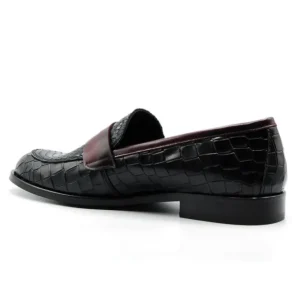 LUIS GONZALO 5135M Negro y marrón. Mocasín mujer