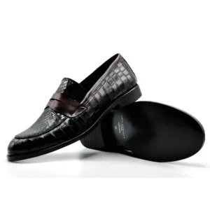 LUIS GONZALO 5135M Negro y marrón. Mocasín mujer