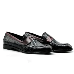 LUIS GONZALO 5135M Negro y marrón. Mocasín mujer