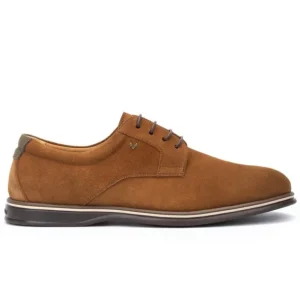 MARTINELLI Duomo 1562-2648X Azul y cuero Zapato cordones ante liso hombre