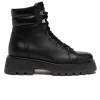 NERO GIARDINI I205944D Negro Botín militar mujer
